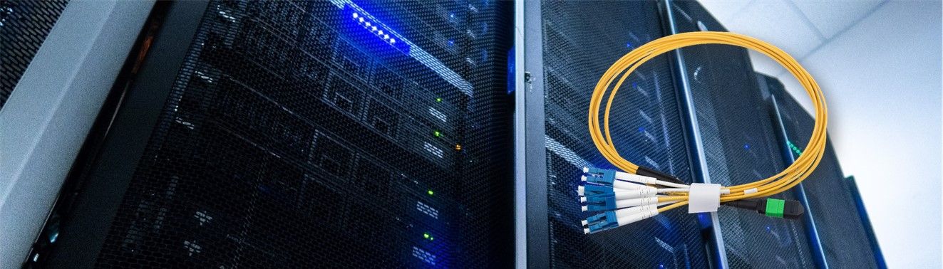 MTP MPO naar LC-vezeluitbraken voor 40G en 100G